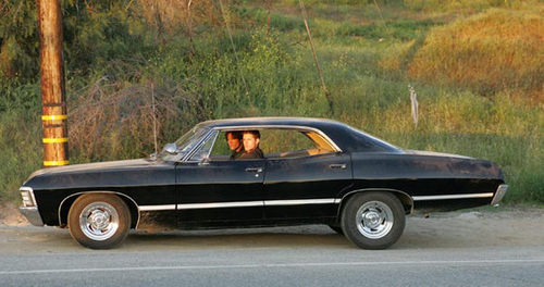 Supernatural series, Supernatural series car, Supernatural brothers, Chevy Impala