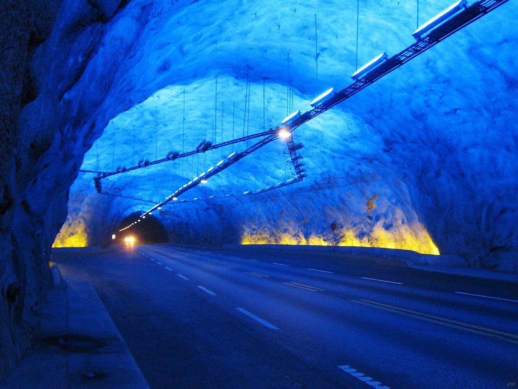 Laerdal Tunnel, largest tunnel, longest tunnel in world