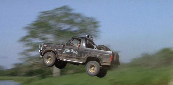 Romancing the Stone movie, Romancing the Stone car, 1982 Ford Bronco XLT, Ford