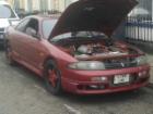 1993 nissan skyline r33 coupe super clear red image-2