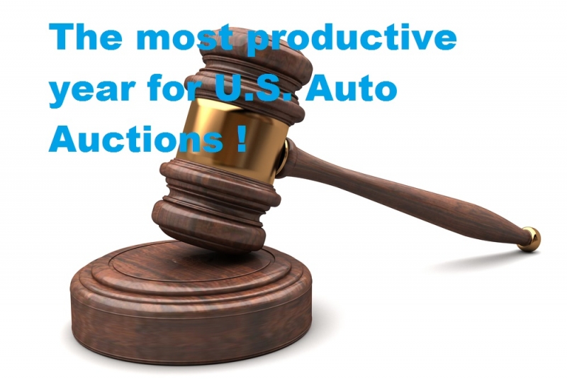 The most productive year for U.S. Auto Auctions !