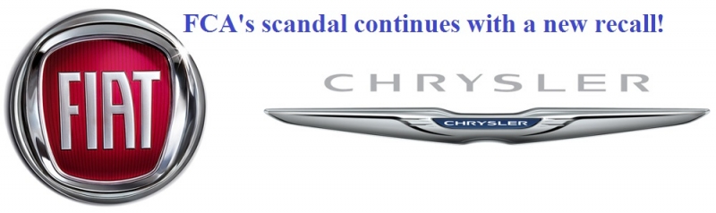 FCA's scandal continues with a new recall!