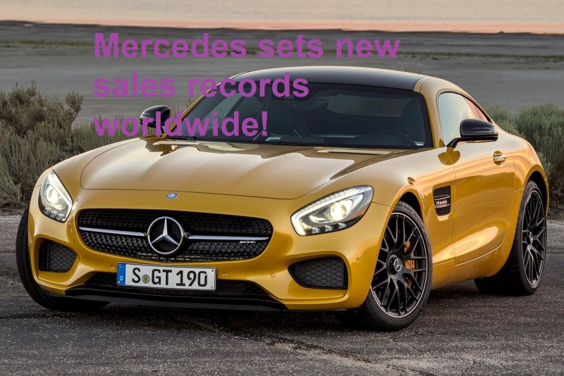 Mercedes sets new sales records worldwide!