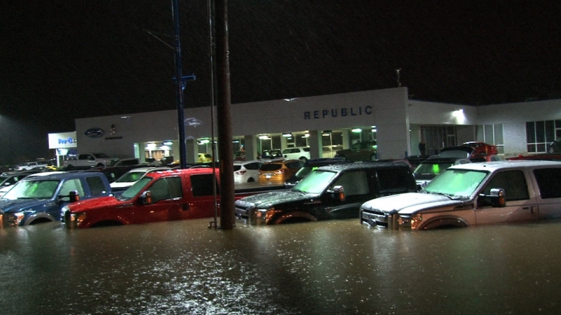 Flooded Texas Dealerships Say The Situation is Catastrophic 