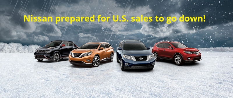Nissan prepared for U.S. sales to go down!
