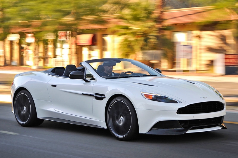 The new drop-top Aston Martin Vanquish S gets revealed