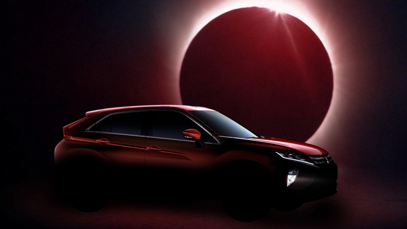 The 2017 Mitsubishi Eclipse Cross gets teased ahead Geneva Motor Show