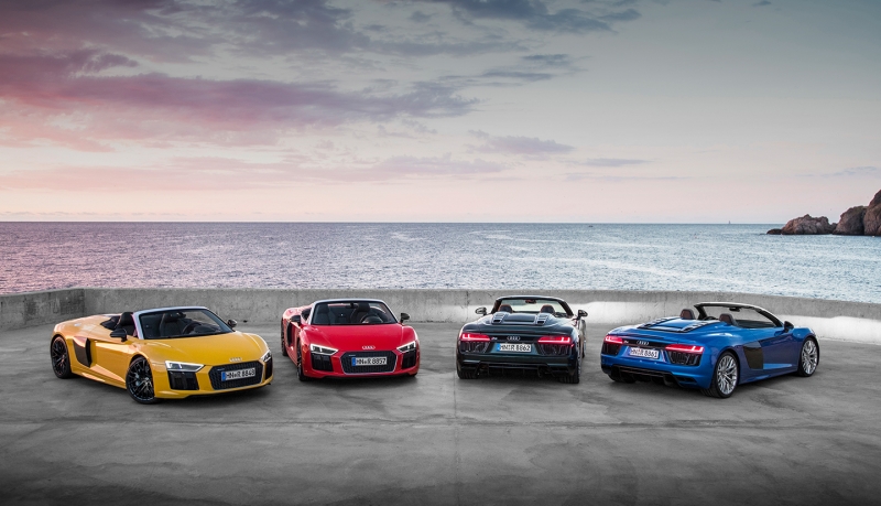 The 2017 Audi R8 Spyder costs $175,100