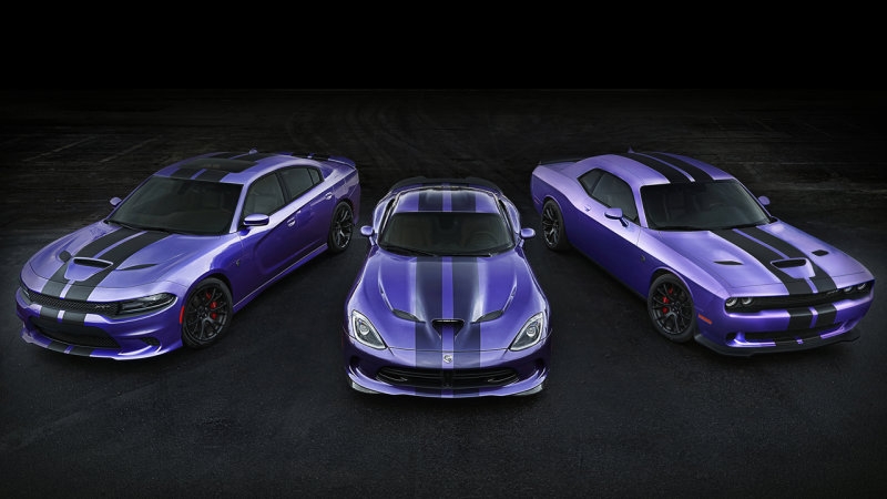 Dodge Hellcat gets unique stripes for the 2016 model year