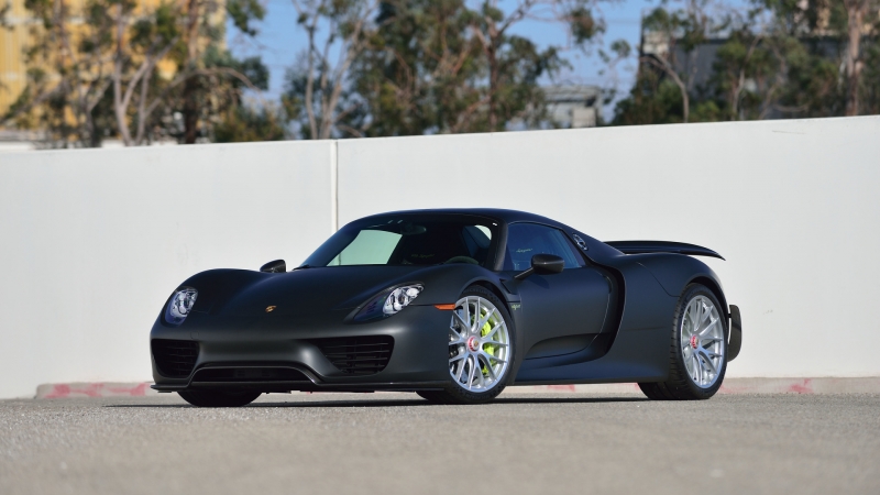 The ultra-exclusive Matte Black Porsche up for auction!