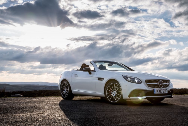 The 2017 twin-turbo V6-powered Mercedes SLC test-drive